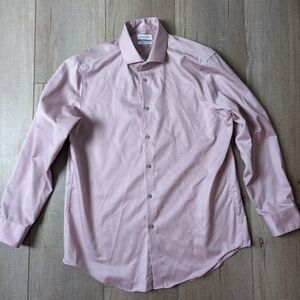 Calvin Klein Infinite Non Iron Dress Shirt Large 16.5 32/33